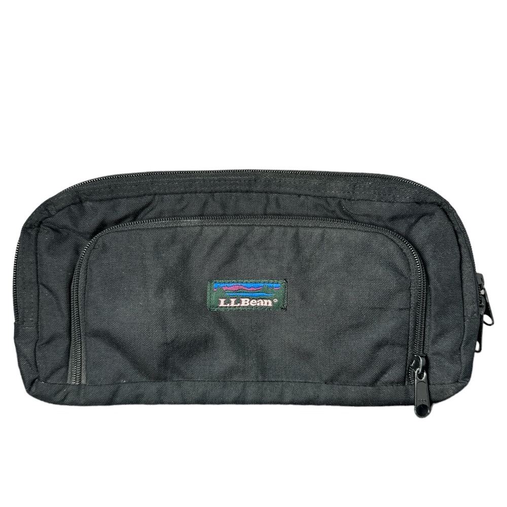 Vintage Y2K LL Bean Black Belt Bag Fanny Pack